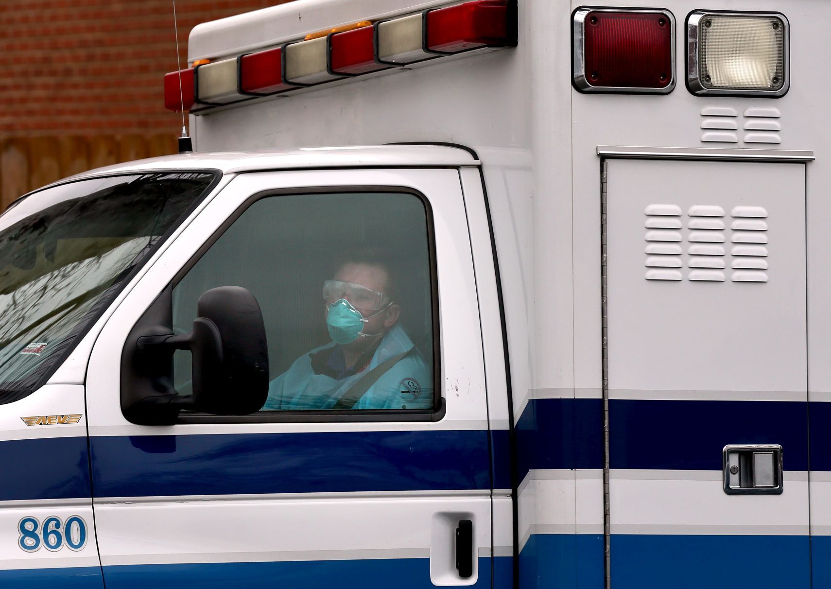 First responders wear protective gears to prevent spread of coronavirus